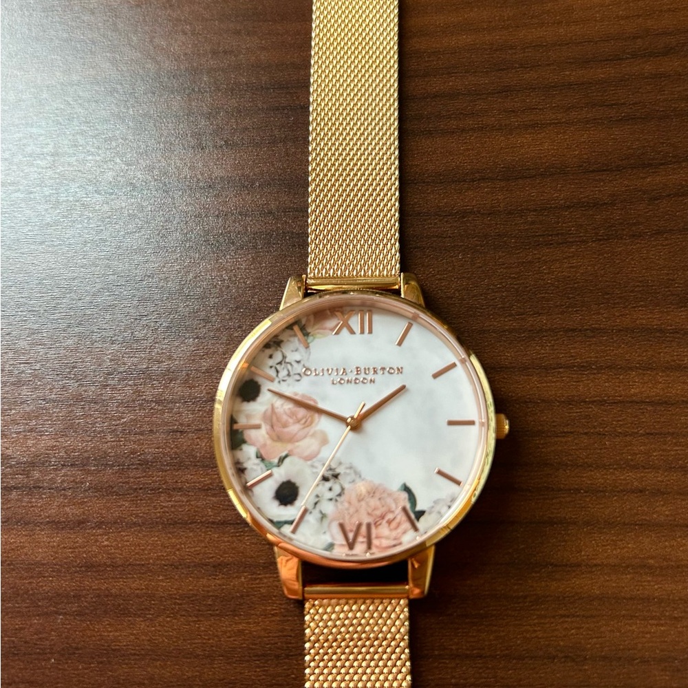 Olivia Burton Gold Floral Women's Watch